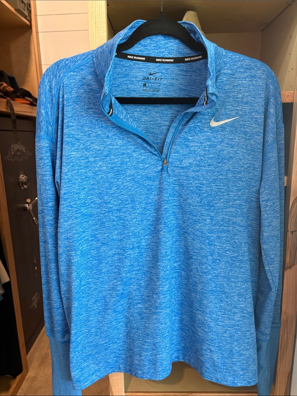 Nike Dri-FIT Blue Half-Zip Pullover